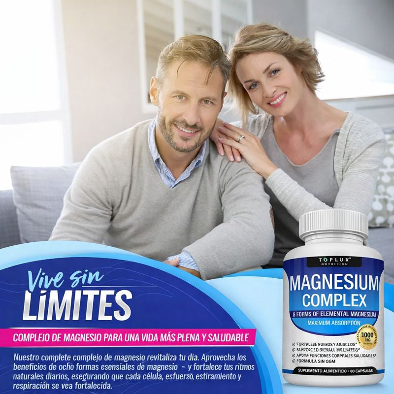 Magnesio Completo VitaPlus® – Fórmula 8 en 1