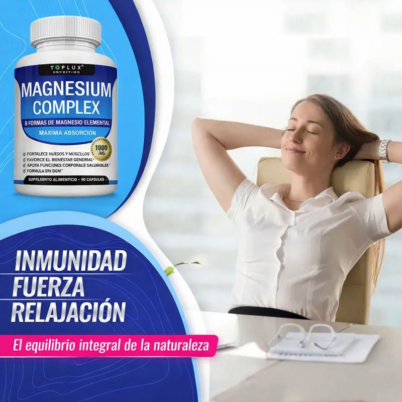 Magnesio Completo VitaPlus® – Fórmula 8 en 1