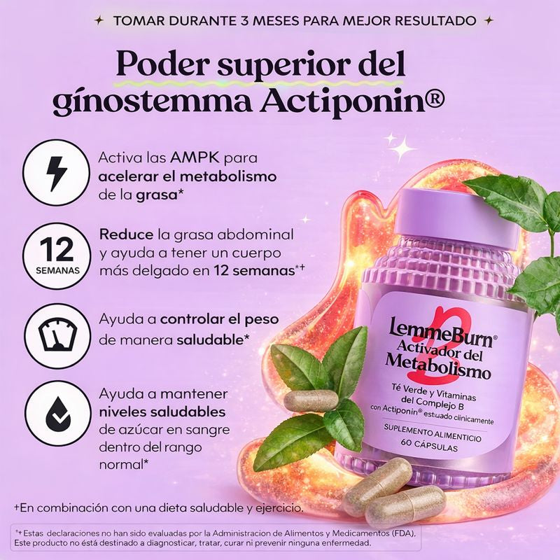 LemmeBurn® – Activador del Metabolismo