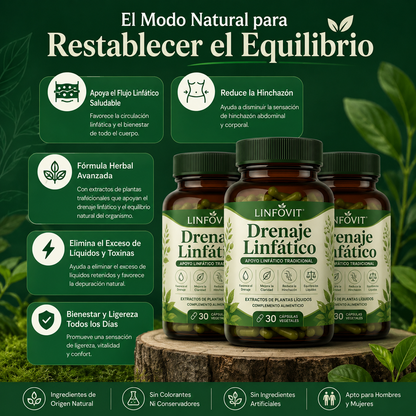 LinfoReset™ | Soporte Metabólico Contra Líquidos Retenidos