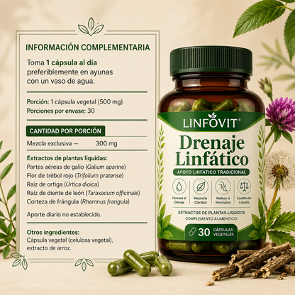 LinfoReset™ | Soporte Metabólico Contra Líquidos Retenidos