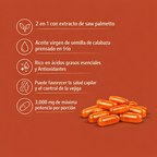 Semilla de Calabaza Plus® | Cabello y Bienestar de Vejiga